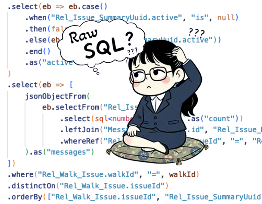 Problem of SQL Based Nodejs Backend, Should we use Query Builder?